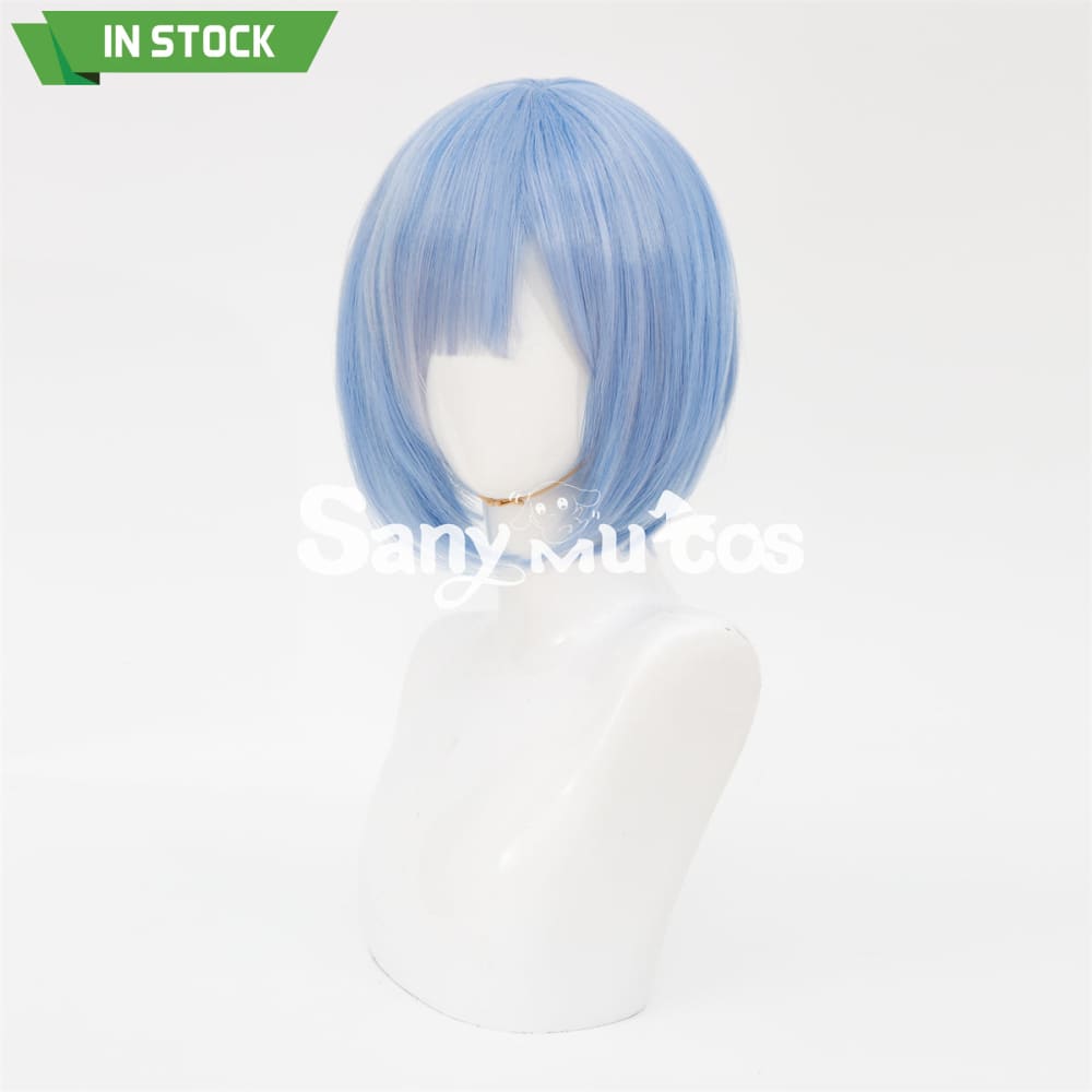 Re:Zero Starting Life in Another World Ram Rem Red Blue Short Cosplay Wig