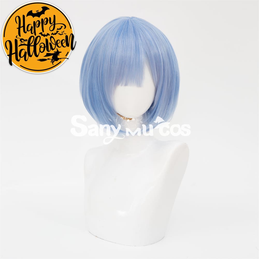 Re:Zero Starting Life in Another World Ram Rem Red Blue Short Cosplay Wig