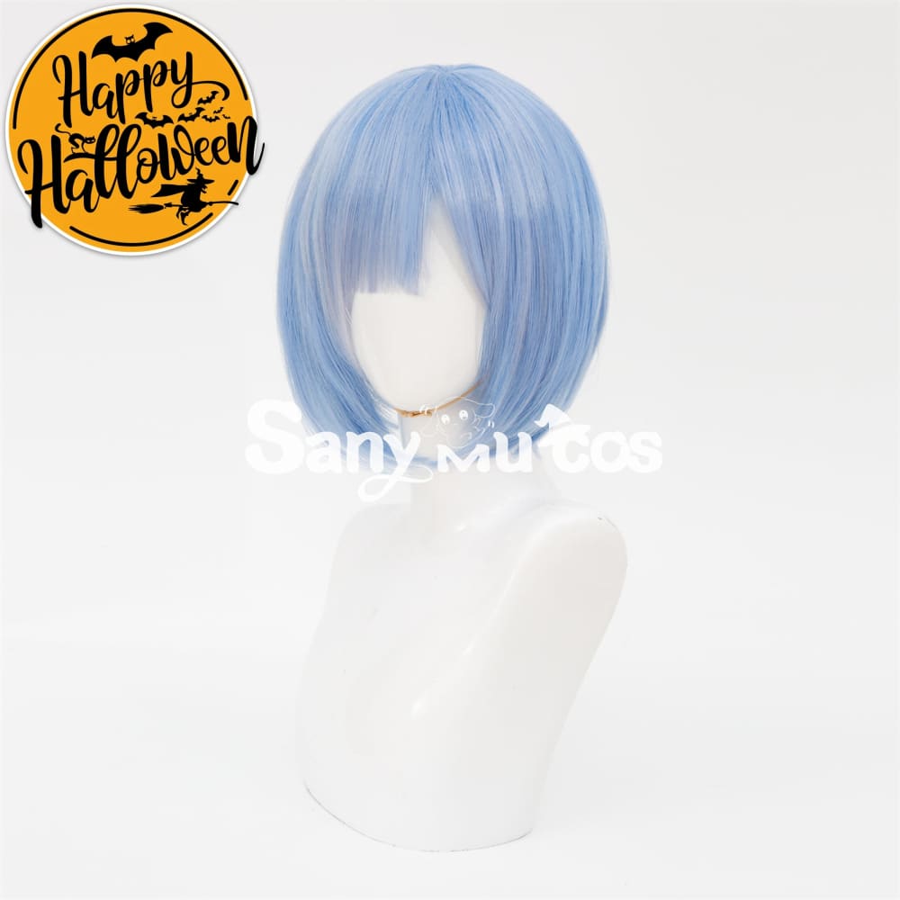 Re:Zero Starting Life in Another World Ram Rem Red Blue Short Cosplay Wig