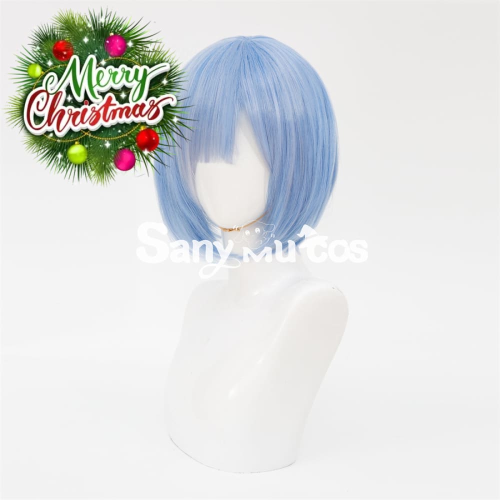 Re:Zero Starting Life in Another World Ram Rem Red Blue Short Cosplay Wig