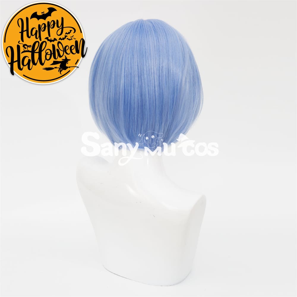 Re:Zero Starting Life in Another World Ram Rem Red Blue Short Cosplay Wig