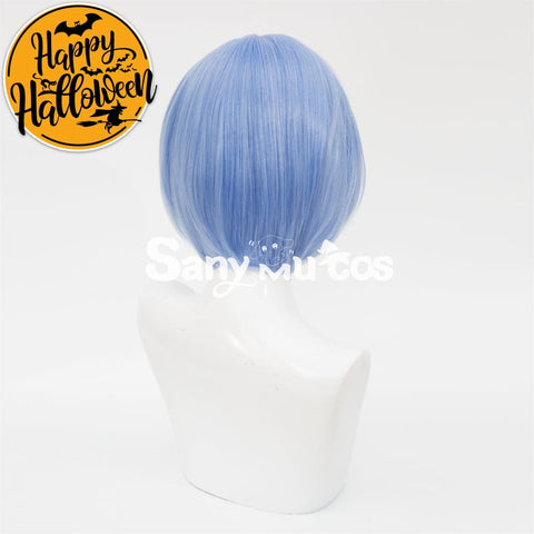 Re:Zero Starting Life in Another World Ram Rem Red Blue Short Cosplay Wig