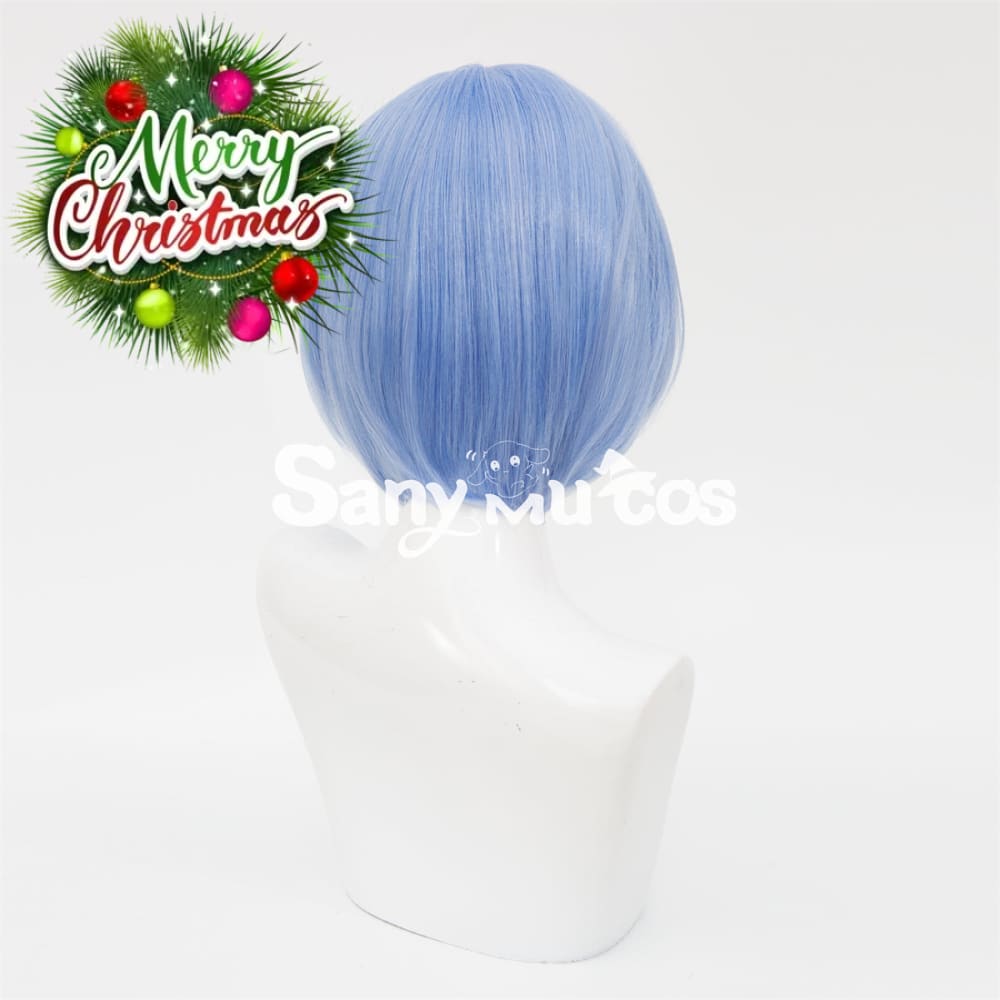 Re:Zero Starting Life in Another World Ram Rem Red Blue Short Cosplay Wig