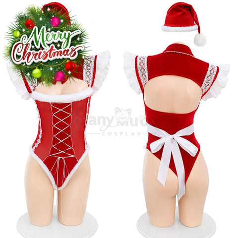 【In Stock】Sexy Cosplay Adult Plush Flying Shoulder Hidden Button Open Crotch Underwear Costume