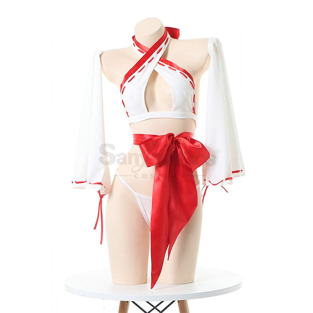 【In Stock】Sexy Cosplay Antique Japanese Witch Style Kimono Nightgown Uniform Costume Costumes