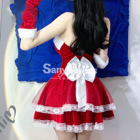 【In Stock】Sexy Cosplay Christmas Bunny Girl Dress Costume Second Edition Costumes