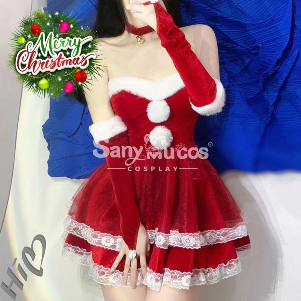 【In Stock】Sexy Cosplay Christmas Bunny Girl Dress Costume Second Edition Costumes