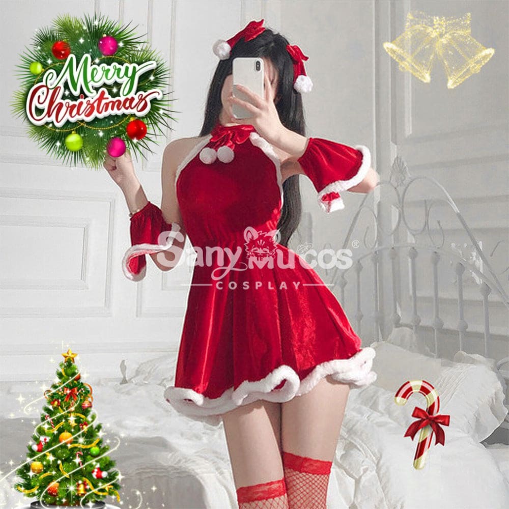 【In Stock】Sexy Cosplay Cute Christmas Dress Costume First Edition Costumes