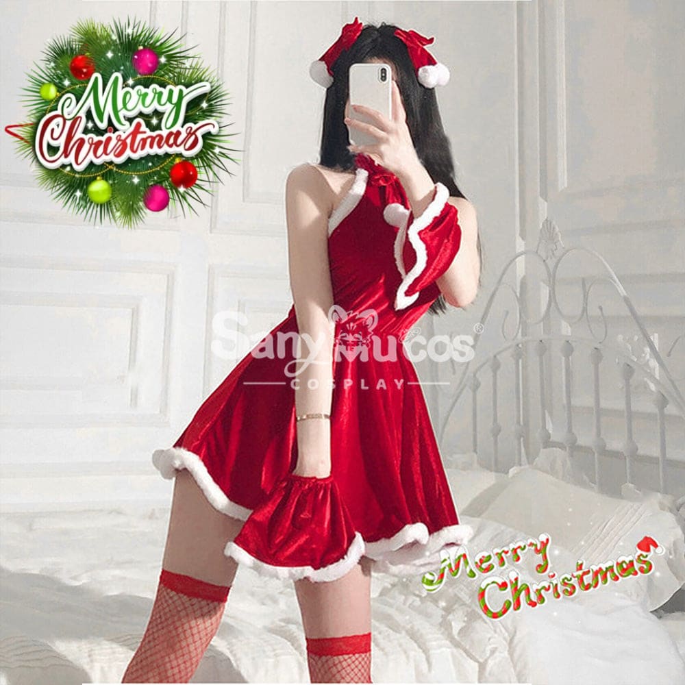 【In Stock】Sexy Cosplay Cute Christmas Dress Costume First Edition Costumes