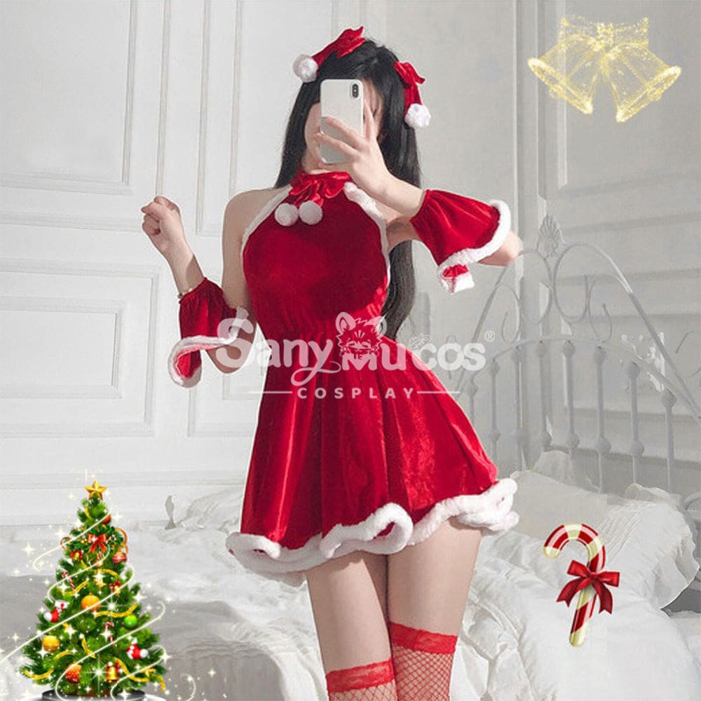 【In Stock】Sexy Cosplay Cute Christmas Dress Costume First Edition Costumes