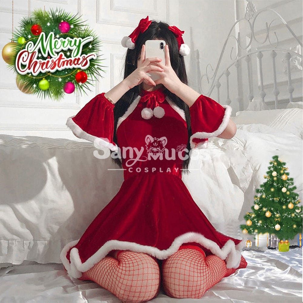 【In Stock】Sexy Cosplay Cute Christmas Dress Costume First Edition Costumes