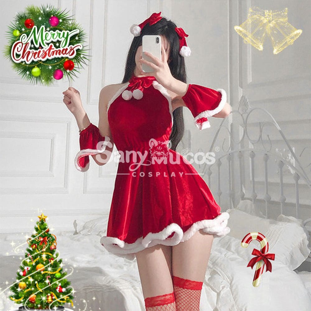 【In Stock】Sexy Cosplay Cute Christmas Dress Costume First Edition Costumes