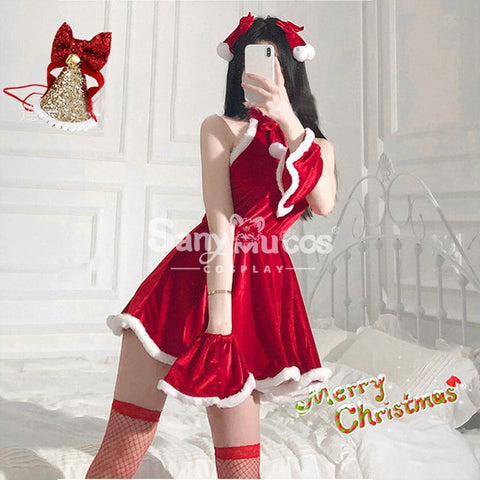 【In Stock】Sexy Cosplay Cute Christmas Dress Costume First Edition Costumes