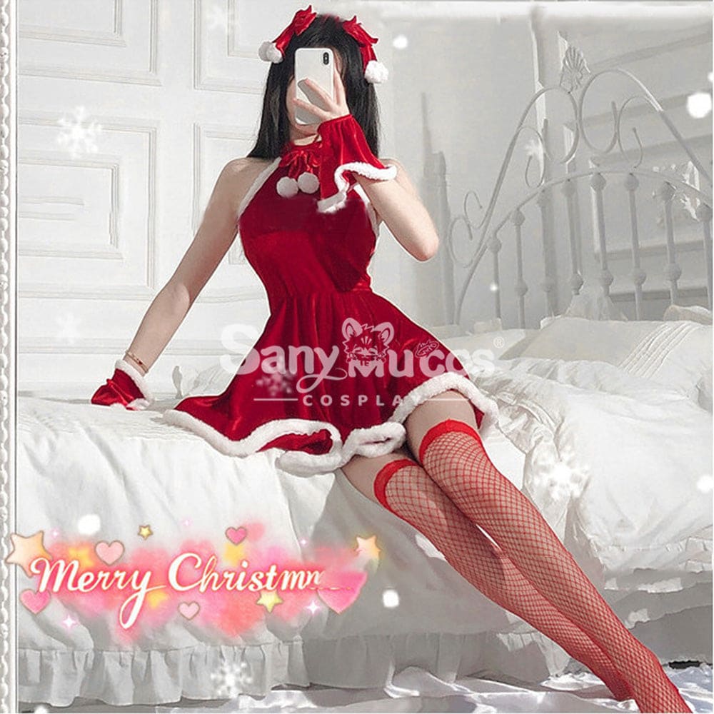 【In Stock】Sexy Cosplay Cute Christmas Dress Costume First Edition Costumes