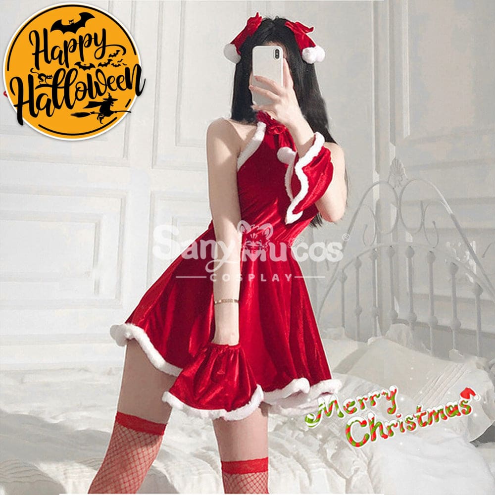 【In Stock】Sexy Cosplay Cute Christmas Dress Costume First Edition Costumes