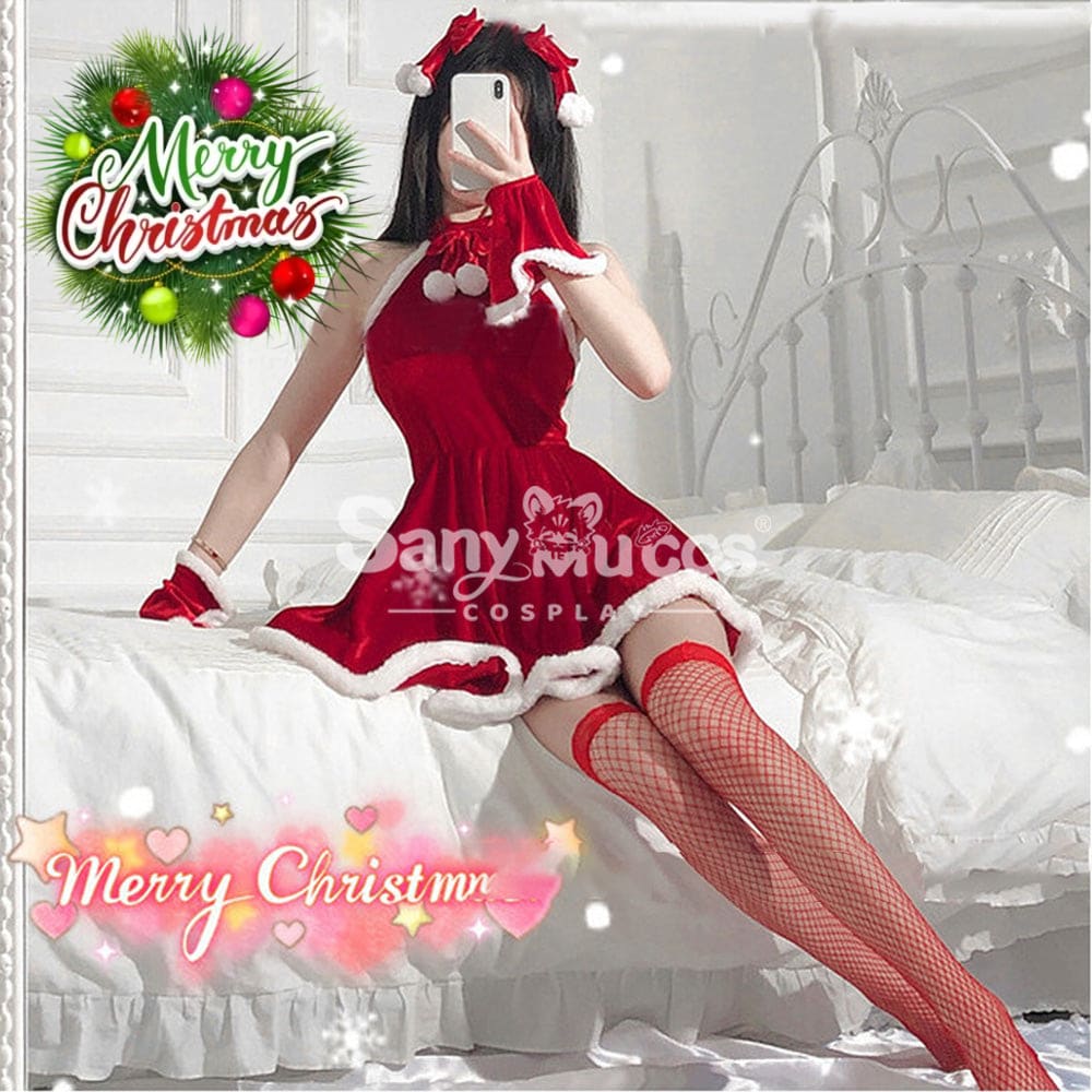 【In Stock】Sexy Cosplay Cute Christmas Dress Costume First Edition Costumes