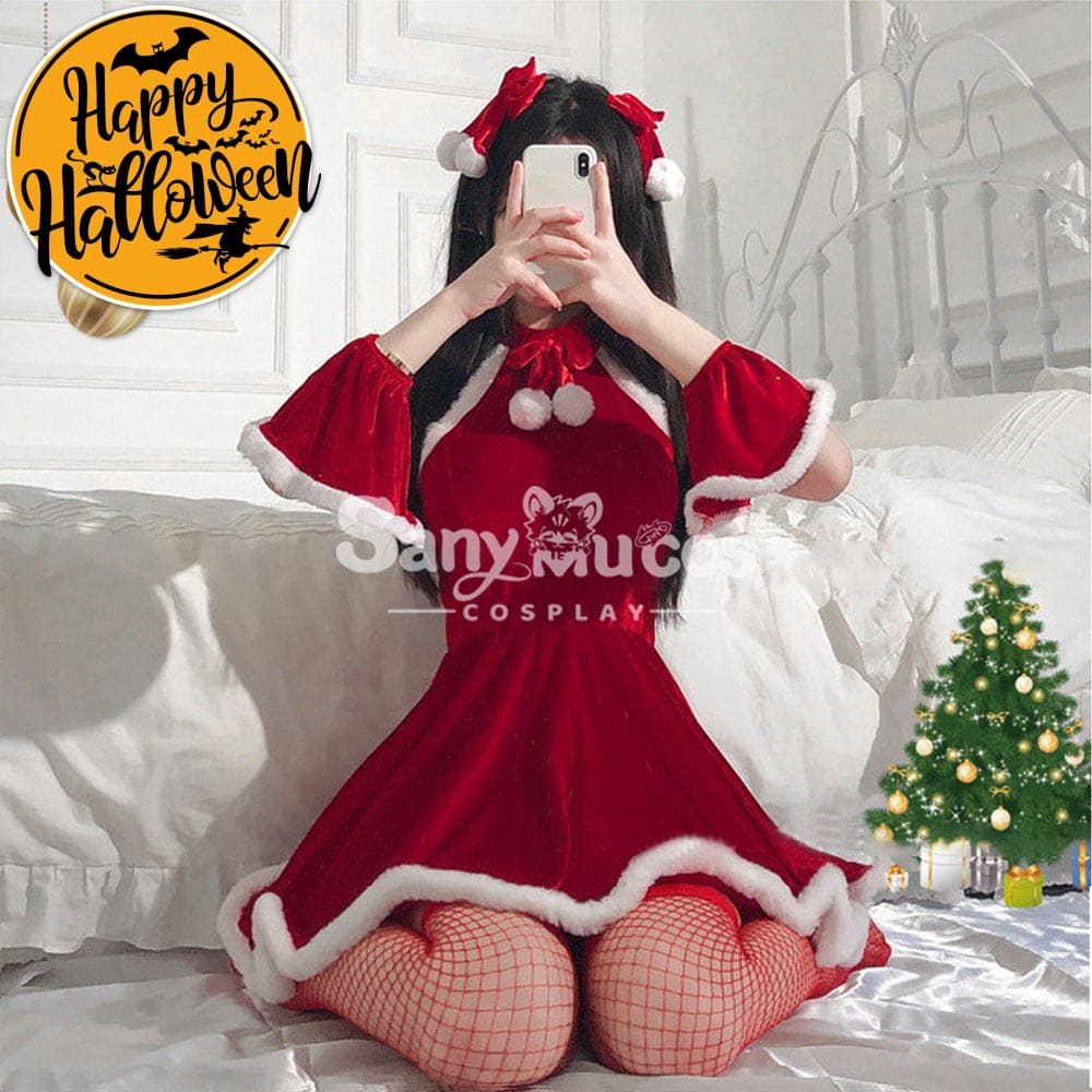 【In Stock】Sexy Cosplay Cute Christmas Dress Costume First Edition Costumes