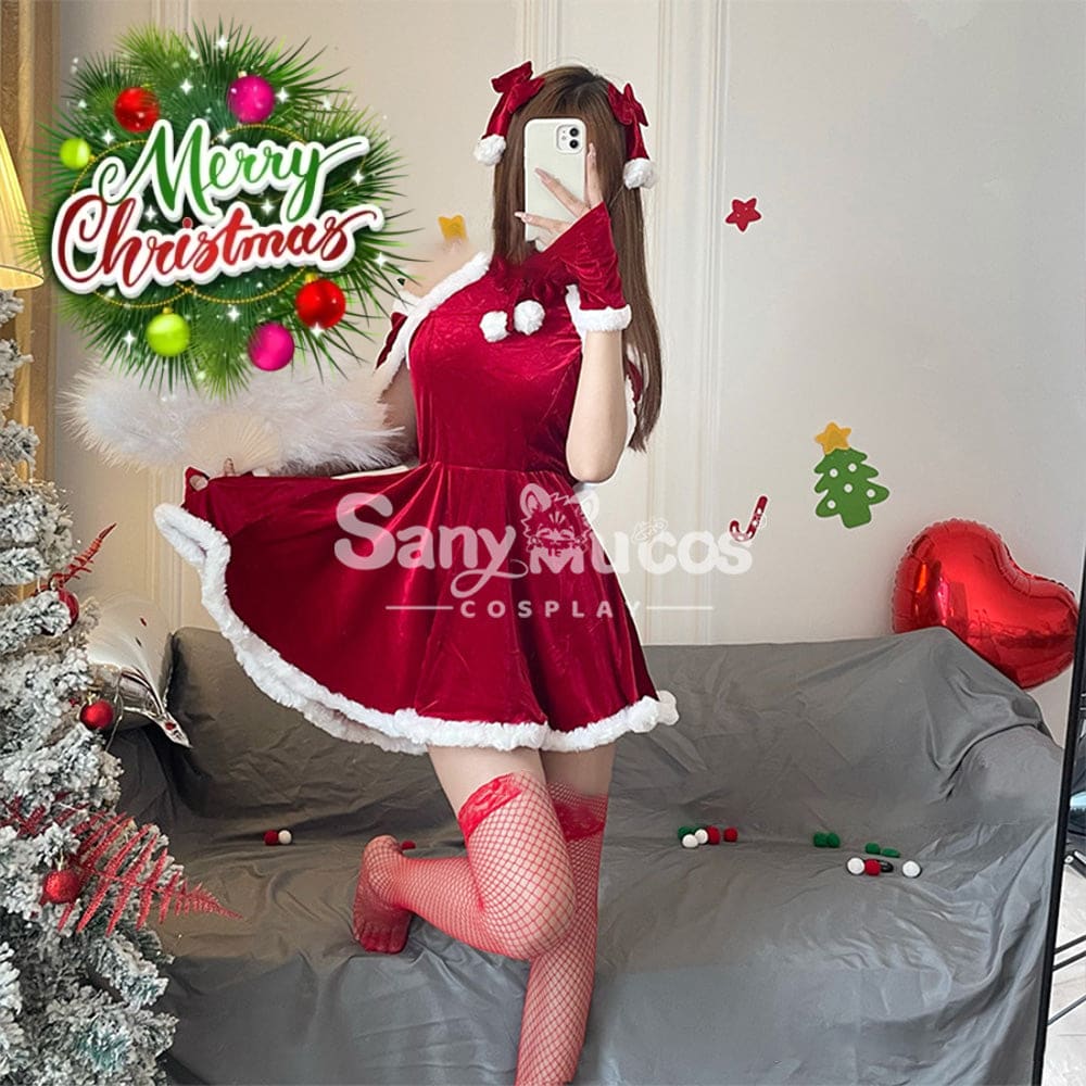 【In Stock】Sexy Cosplay Cute Christmas Dress Costume Second Edition Costumes