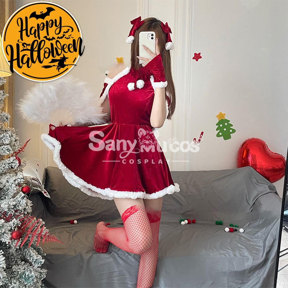 【In Stock】Sexy Cosplay Cute Christmas Dress Costume Second Edition Costumes