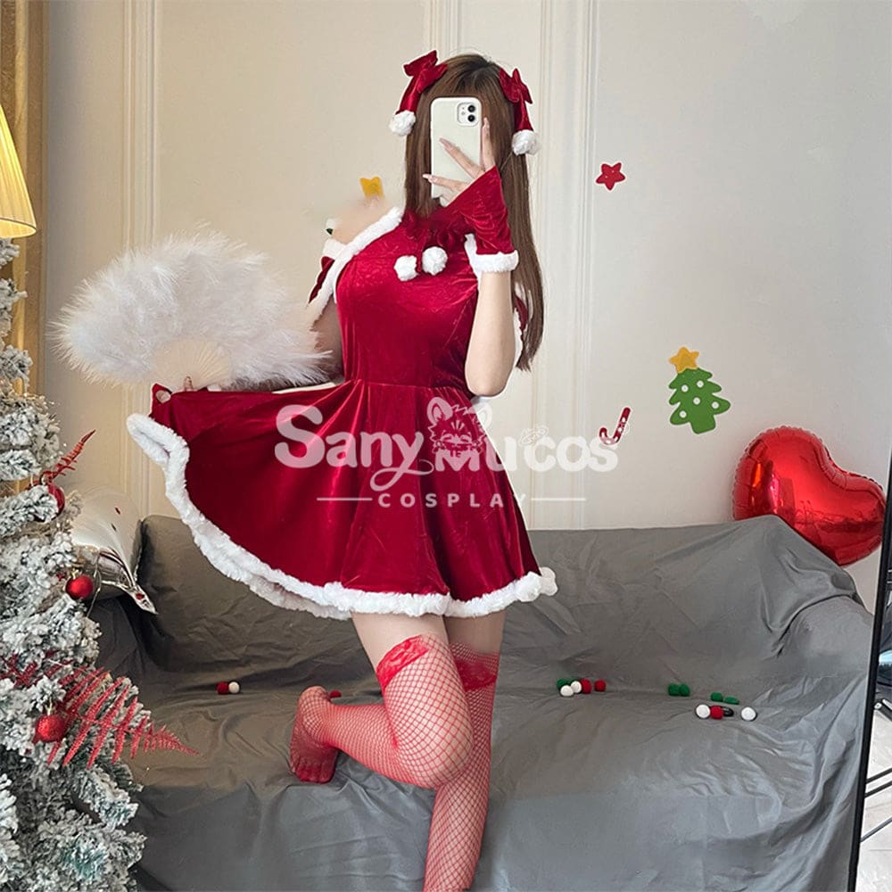 【In Stock】Sexy Cosplay Cute Christmas Dress Costume Second Edition Costumes