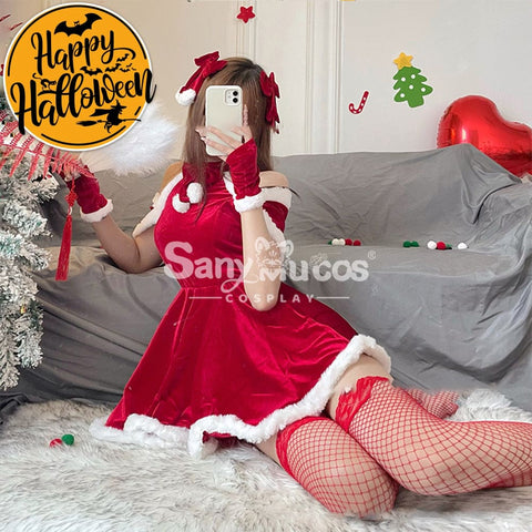 【In Stock】Sexy Cosplay Cute Christmas Dress Costume Second Edition Costumes