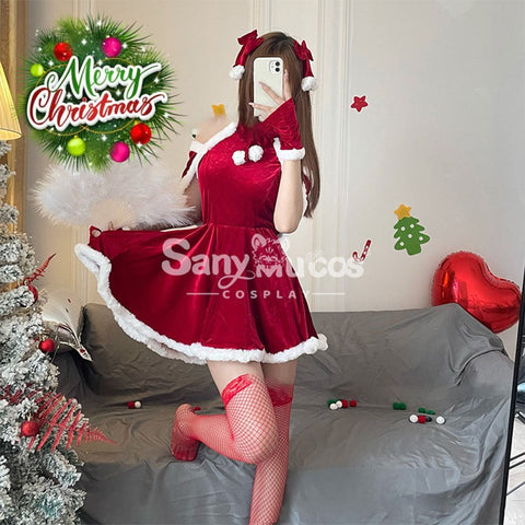 【In Stock】Sexy Cosplay Cute Christmas Dress Costume Second Edition Costumes