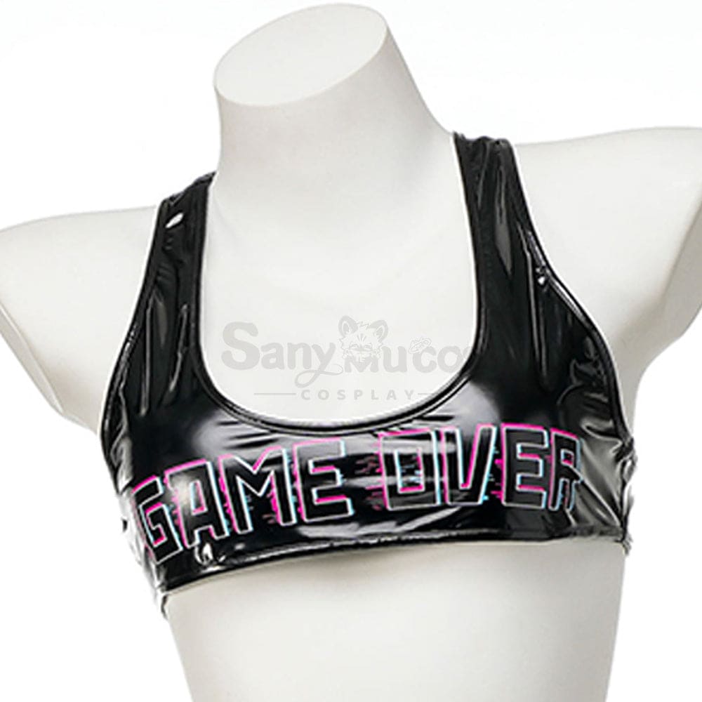 【In Stock】Sexy Cosplay Game Over Printing Lingerie Costume Costumes