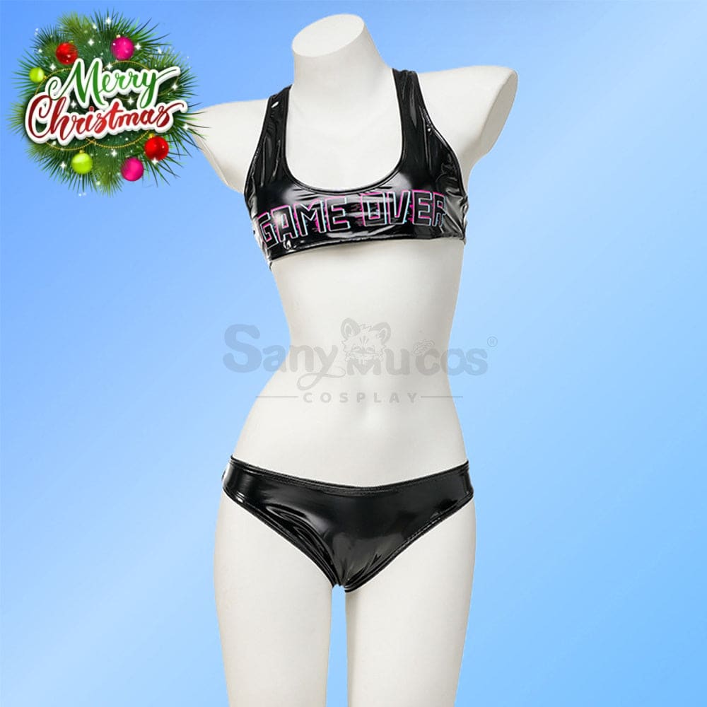 【In Stock】Sexy Cosplay Game Over Printing Lingerie Costume Costumes