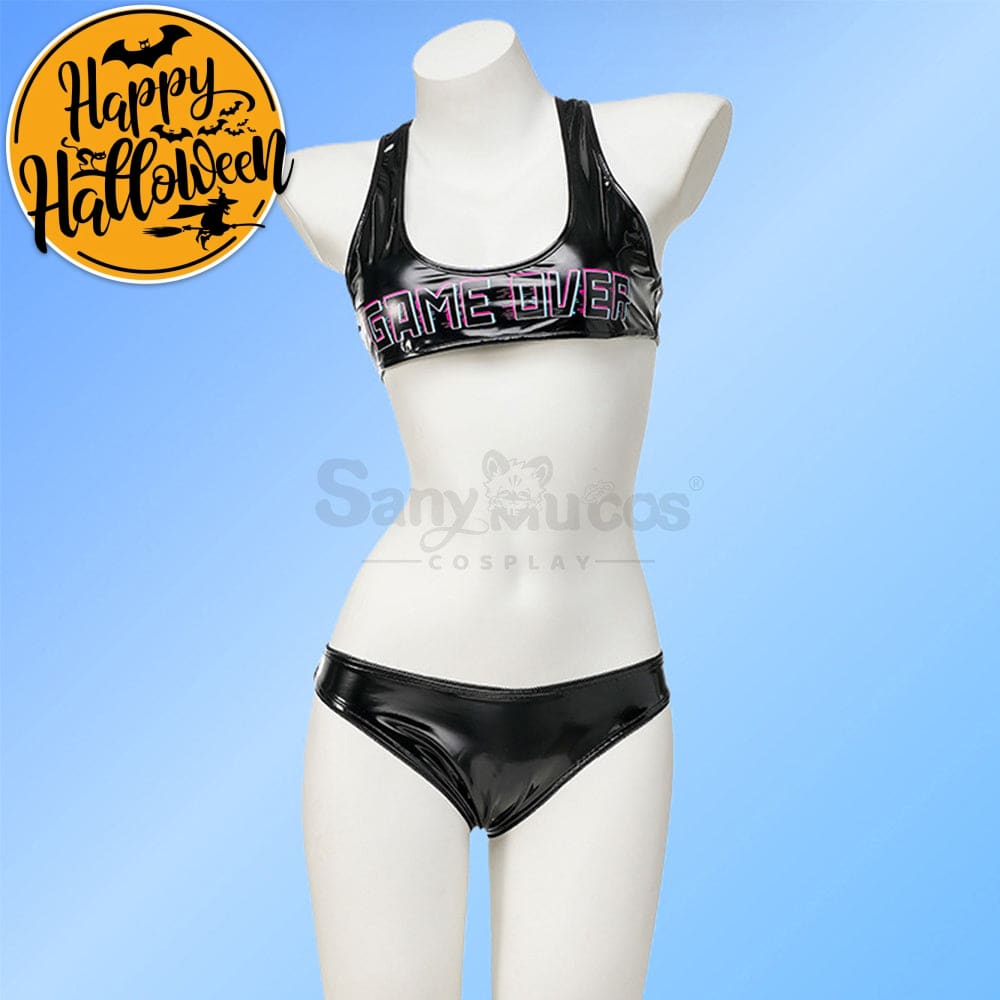 【In Stock】Sexy Cosplay Game Over Printing Lingerie Costume Costumes