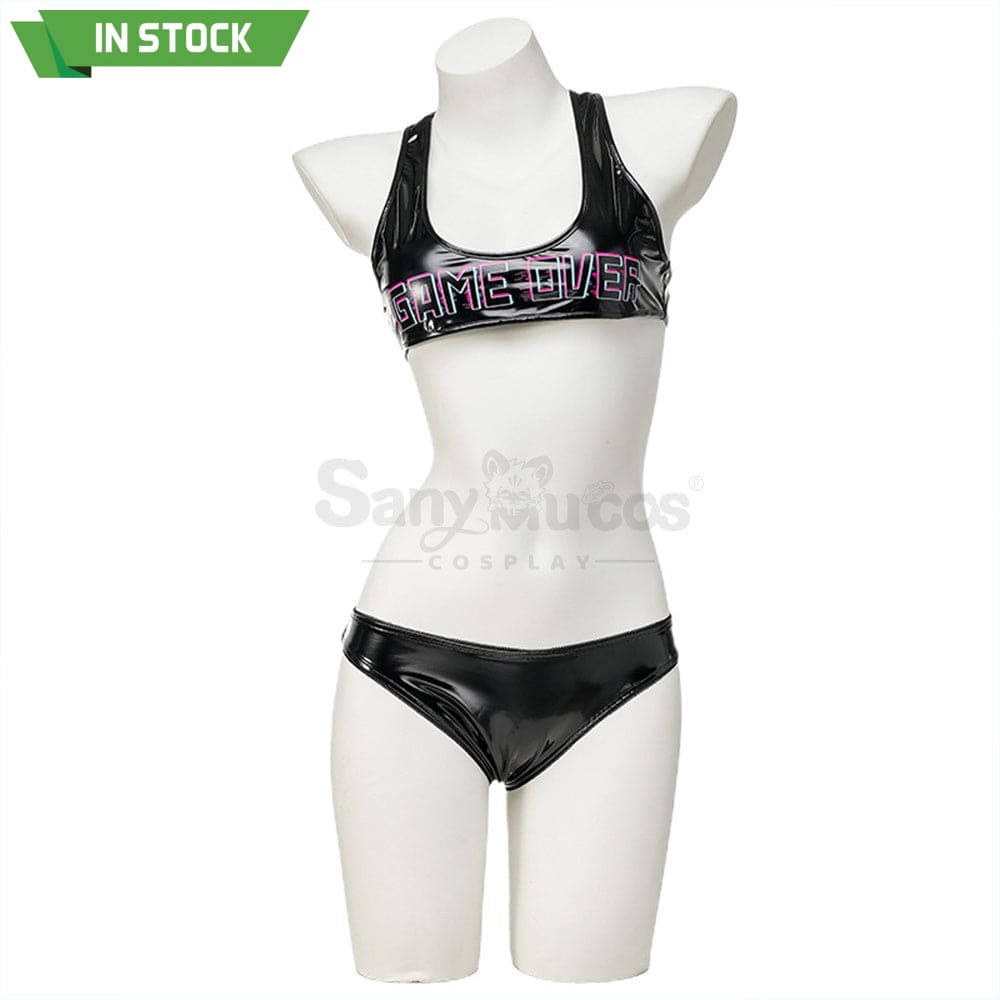 【In Stock】Sexy Cosplay Game Over Printing Lingerie Costume Costumes