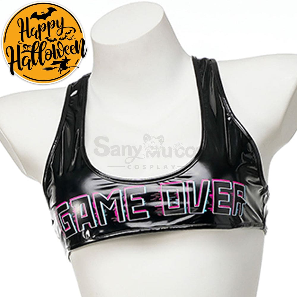 【In Stock】Sexy Cosplay Game Over Printing Lingerie Costume Costumes