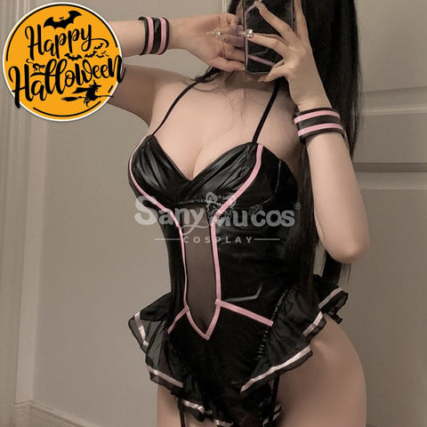 【In Stock】Sexy Cosplay Lingerie Queen Soft Fur Ball Bunny Girl Uniform Costume Costumes