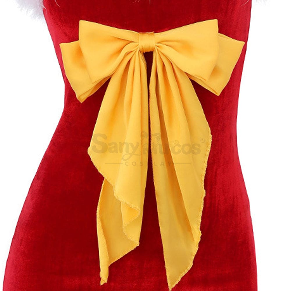 【In Stock】Sexy Cosplay New Year Bow Cloak Lingerie Uniform Costume Costumes