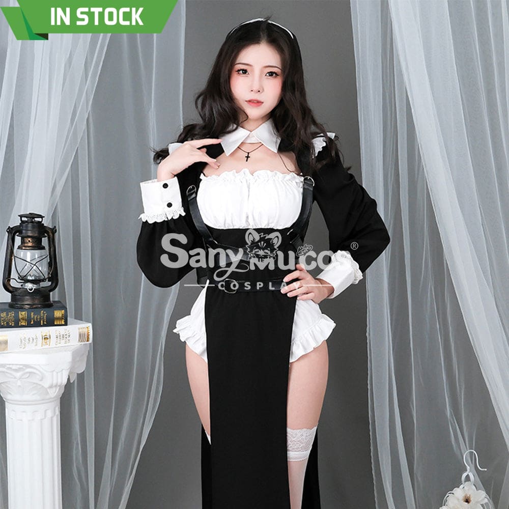 【In Stock】Sexy Cosplay Nun Suit Costume Costumes