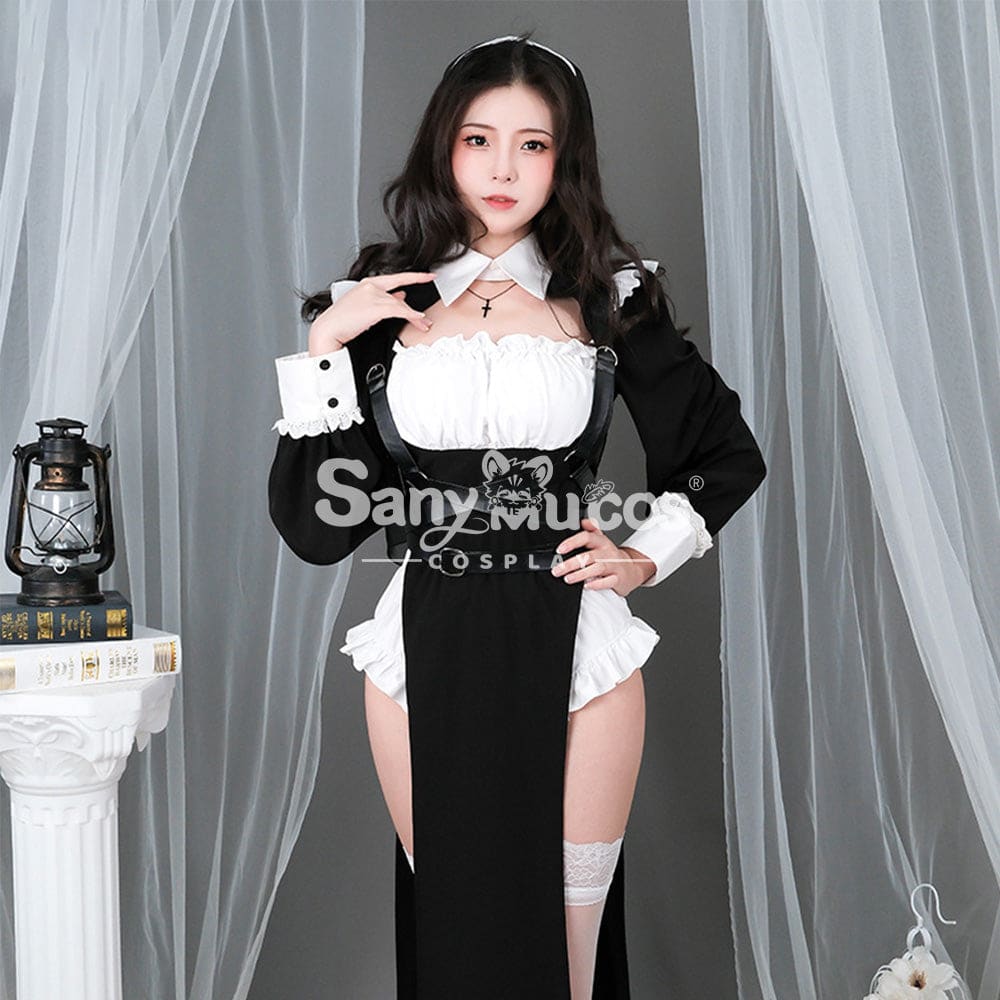 【In Stock】Sexy Cosplay Nun Suit Costume Costumes