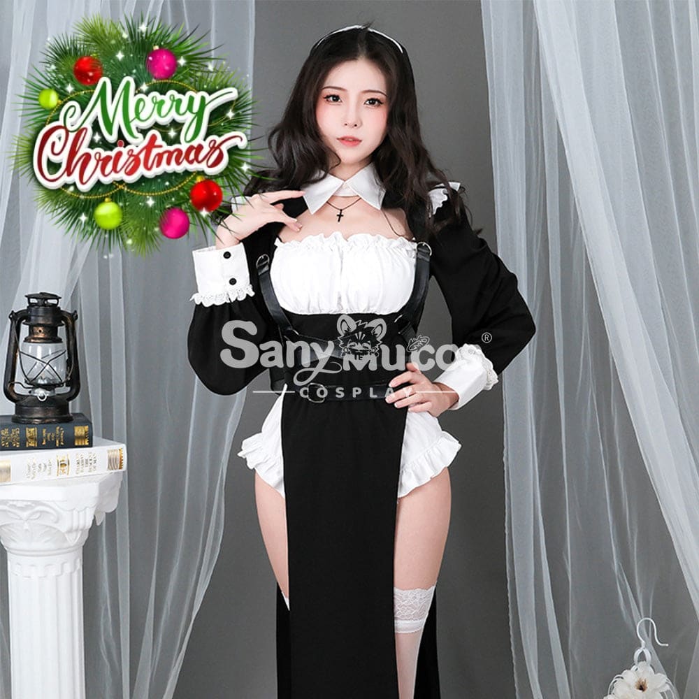 【In Stock】Sexy Cosplay Nun Suit Costume Costumes