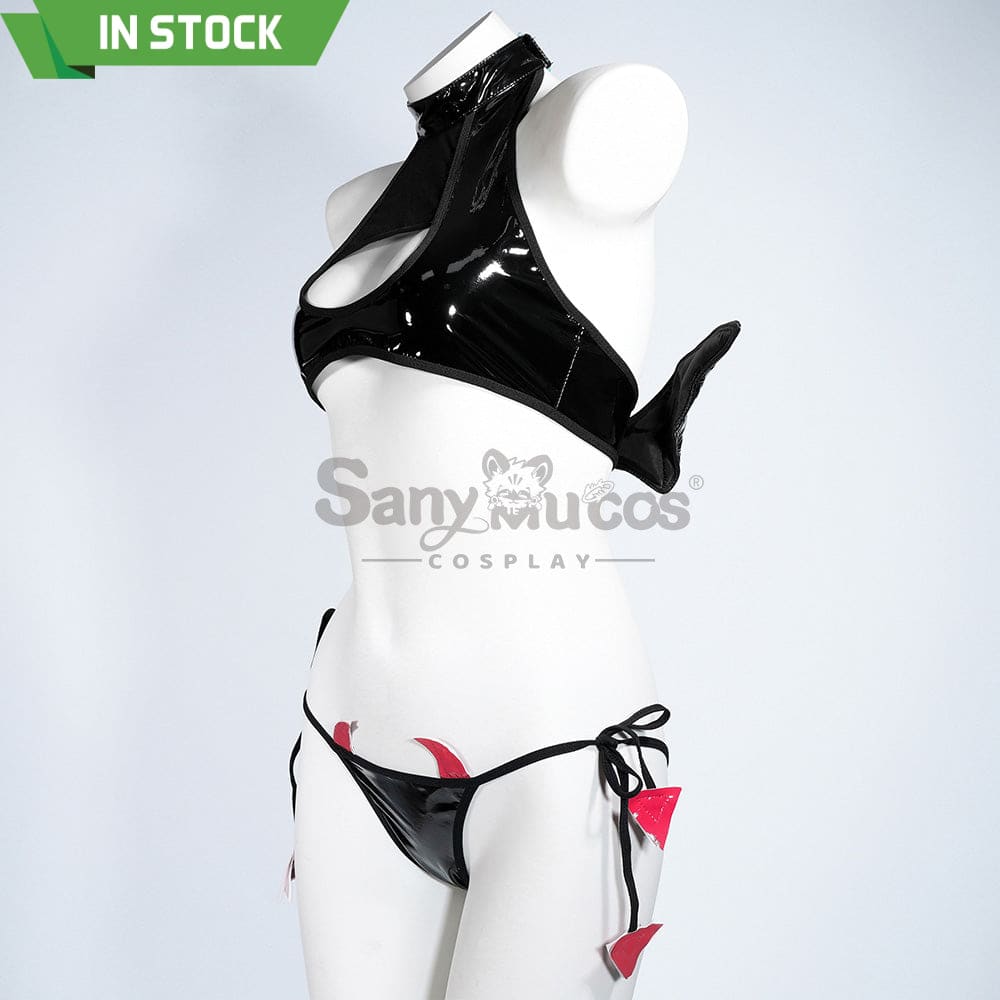 【In Stock】Sexy Cosplay Patent Leather Little Devil Lingerie Costume Costumes