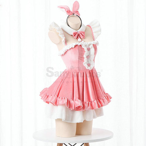 【In Stock】Sexy Cosplay Rem/Ram Bunny Girl Uniform Costume Costumes