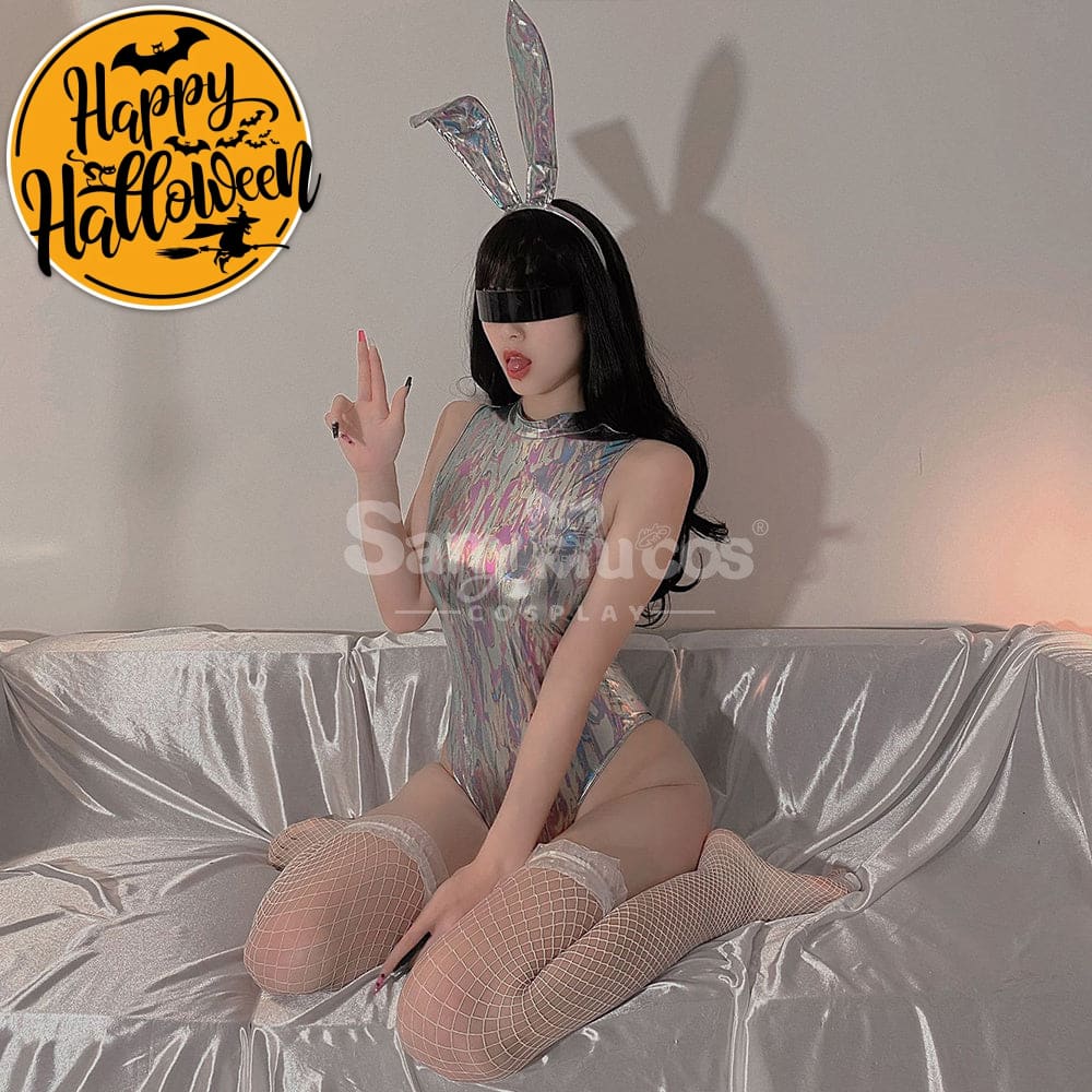 【In Stock】Sexy Cosplay Tight Crotchless One-Piece Bunny Girl Lingerie Suit Costume Costumes