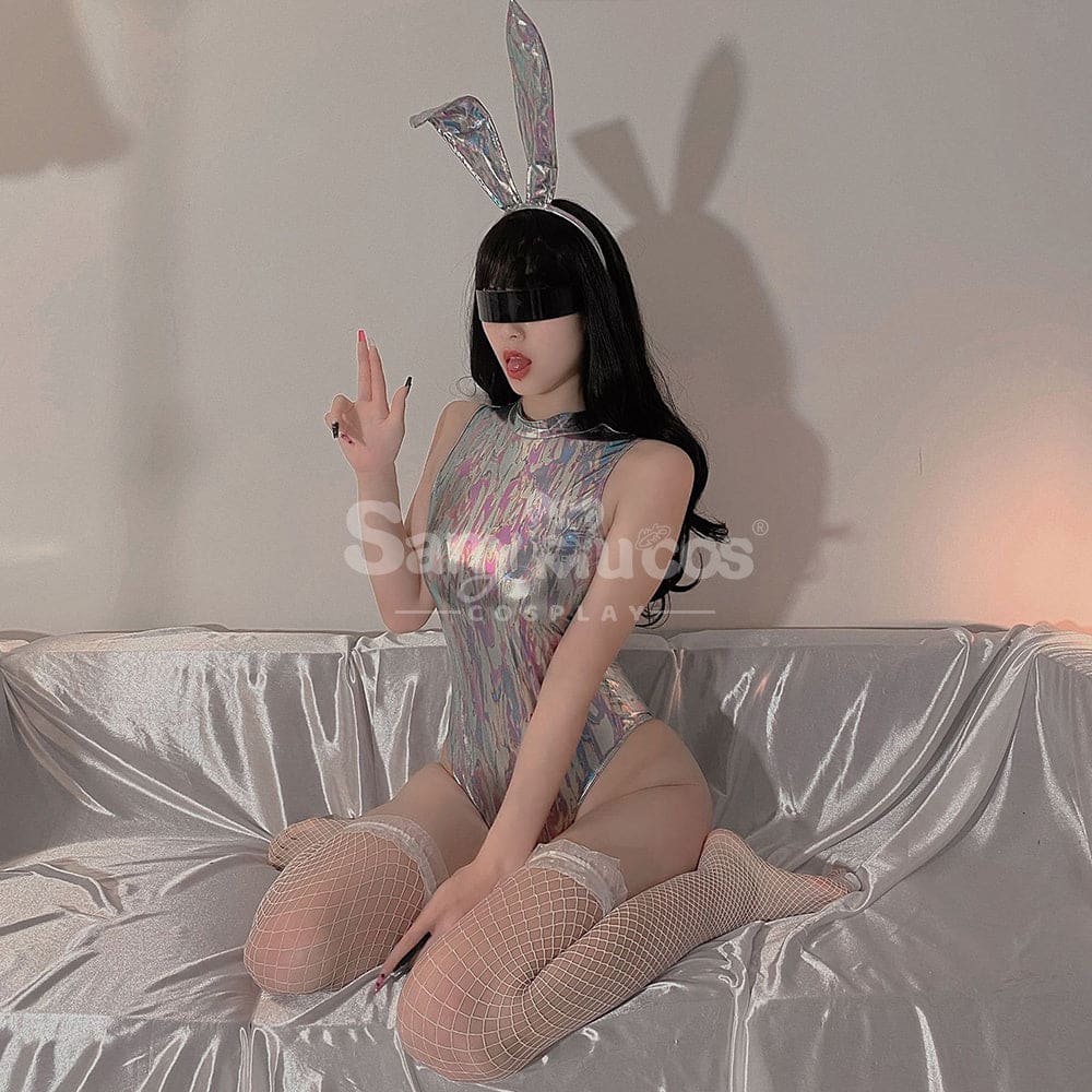 【In Stock】Sexy Cosplay Tight Crotchless One-Piece Bunny Girl Lingerie Suit Costume Costumes