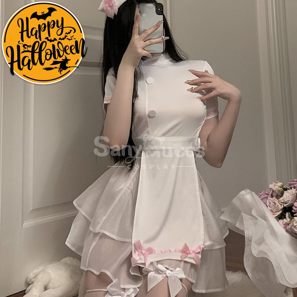 【In Stock】Sexy Cosplay Women Nightgown Nurse Uniform Costume Costumes