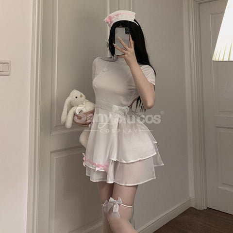 【In Stock】Sexy Cosplay Women Nightgown Nurse Uniform Costume Costumes