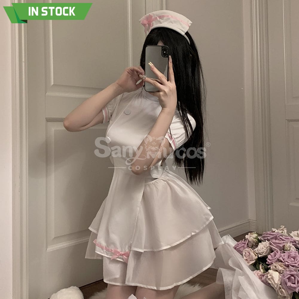 【In Stock】Sexy Cosplay Women Nightgown Nurse Uniform Costume Costumes