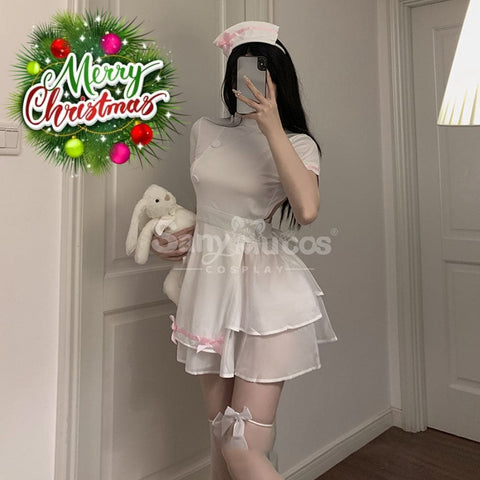 【In Stock】Sexy Cosplay Women Nightgown Nurse Uniform Costume Costumes