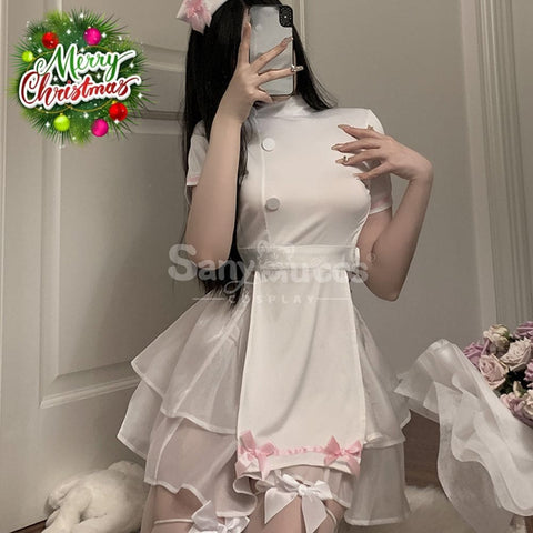 【In Stock】Sexy Cosplay Women Nightgown Nurse Uniform Costume Costumes
