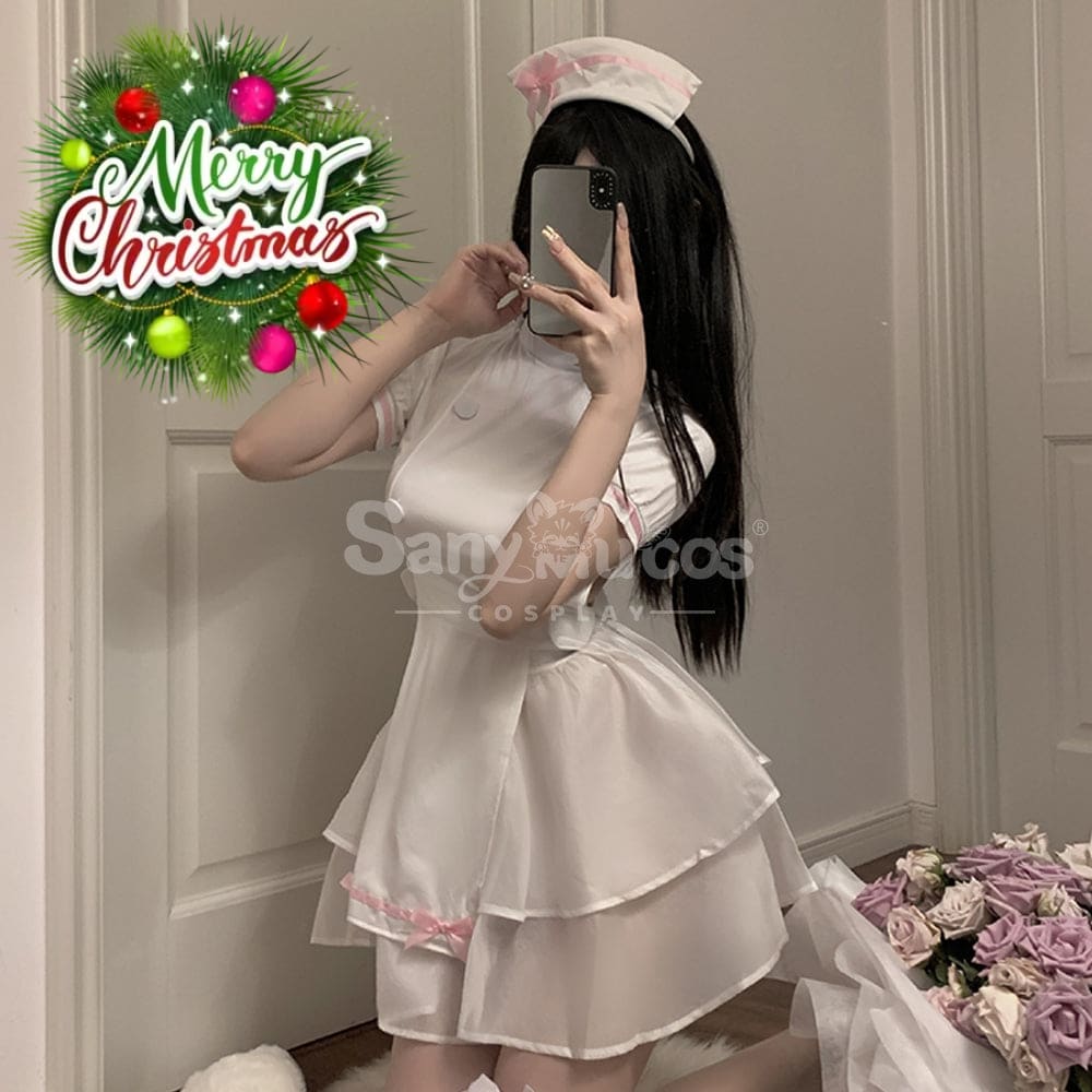 【In Stock】Sexy Cosplay Women Nightgown Nurse Uniform Costume Costumes