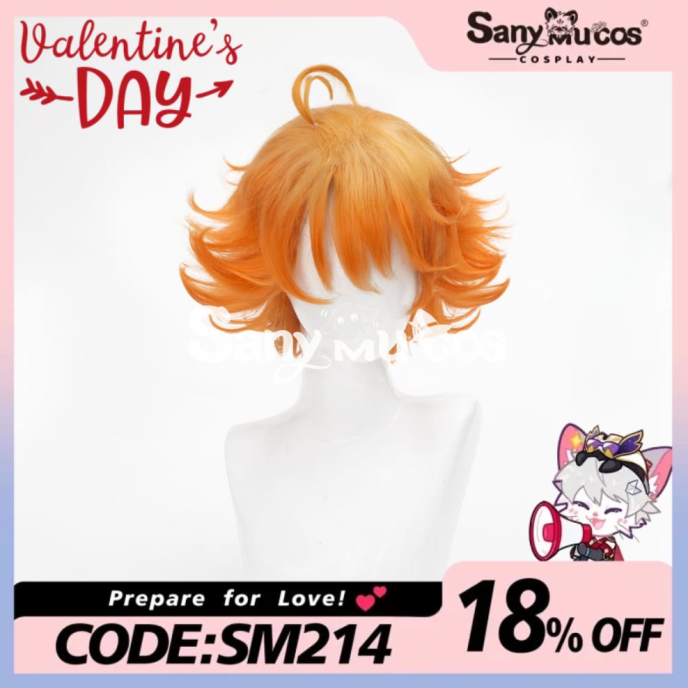 The Promised Neverland Emma Golden Gradient Cosplay Wig