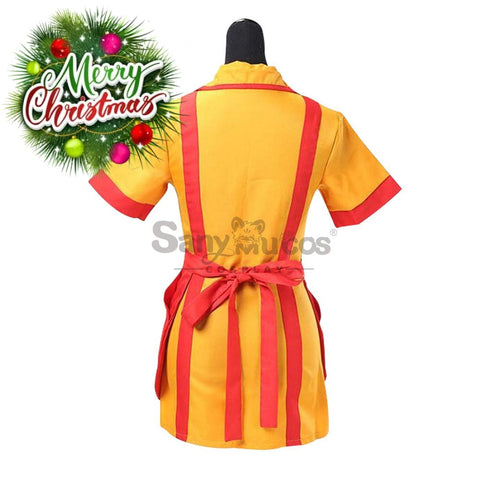 【In Stock】Tv Series 2 Broke Girls Cosplay Max & Caroline Costume Costumes