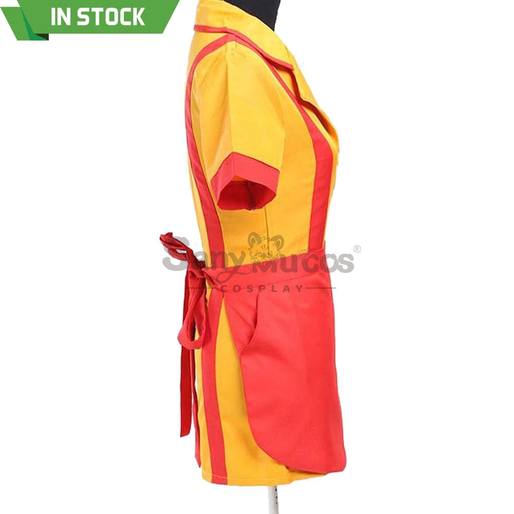 【In Stock】Tv Series 2 Broke Girls Cosplay Max & Caroline Costume Costumes