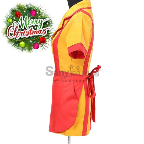 【In Stock】Tv Series 2 Broke Girls Cosplay Max & Caroline Costume Costumes